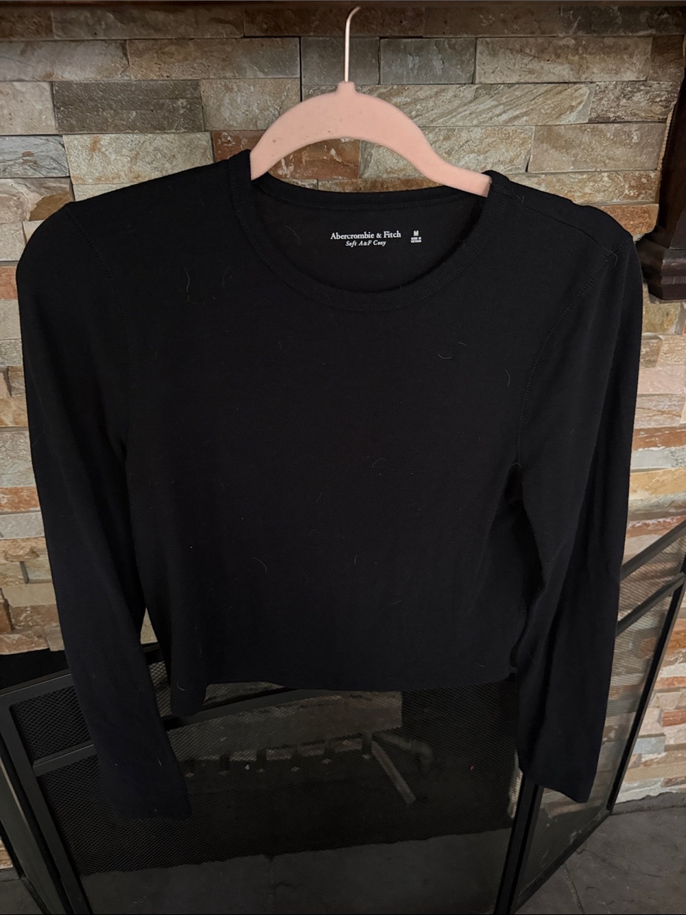 Abercrombie & Fitch Black Long Sleeve Tee